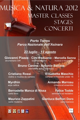 MANIFESTO MUSICA E NATURA 2012